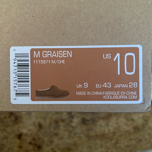 Koolaburra By UGG Graisen Slipper Brand new-size- 10M - Picture 9 of 9